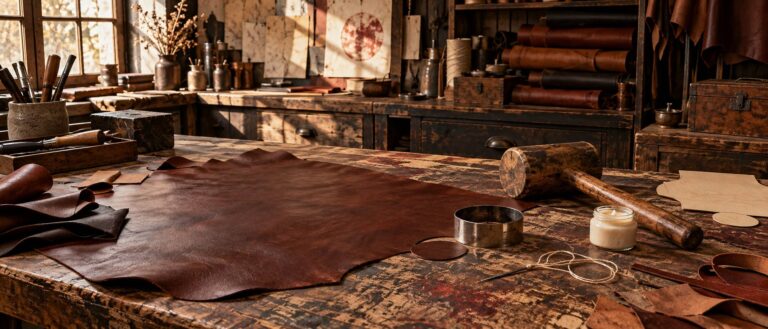 Quel objet fabriquer lors d&rsquo;un premier atelier de cuir