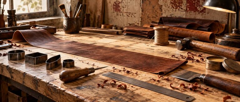 Fabriquer une ceinture en cuir en atelier : le déroulé